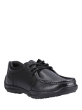 Hush Puppies Kids' Mac Wallabee Senior Lace Up Shoes, Black