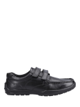 Hush Puppies Kids' Maddox Senior Leather School Shoes, Black