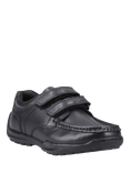 Hush Puppies Kids' Maddox Senior Leather School Shoes, Black