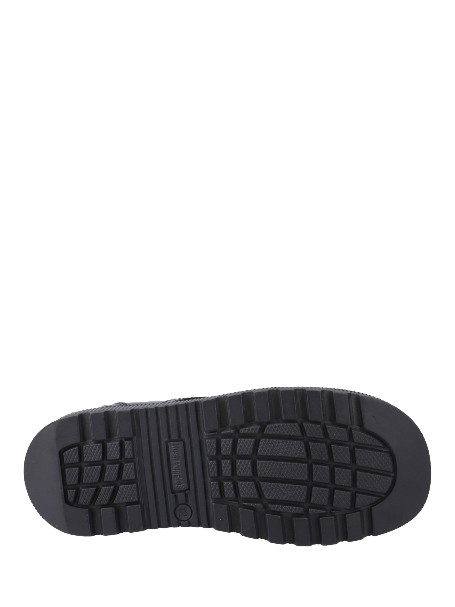 Product image 4 of 4, which shows Hush Puppies Kids' Keeley Junior Patent Leather School Shoes, Black, 10 Jnr