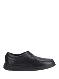 Hush Puppies Kids' Ronan Senior Lace Up Derby Shoes, Black