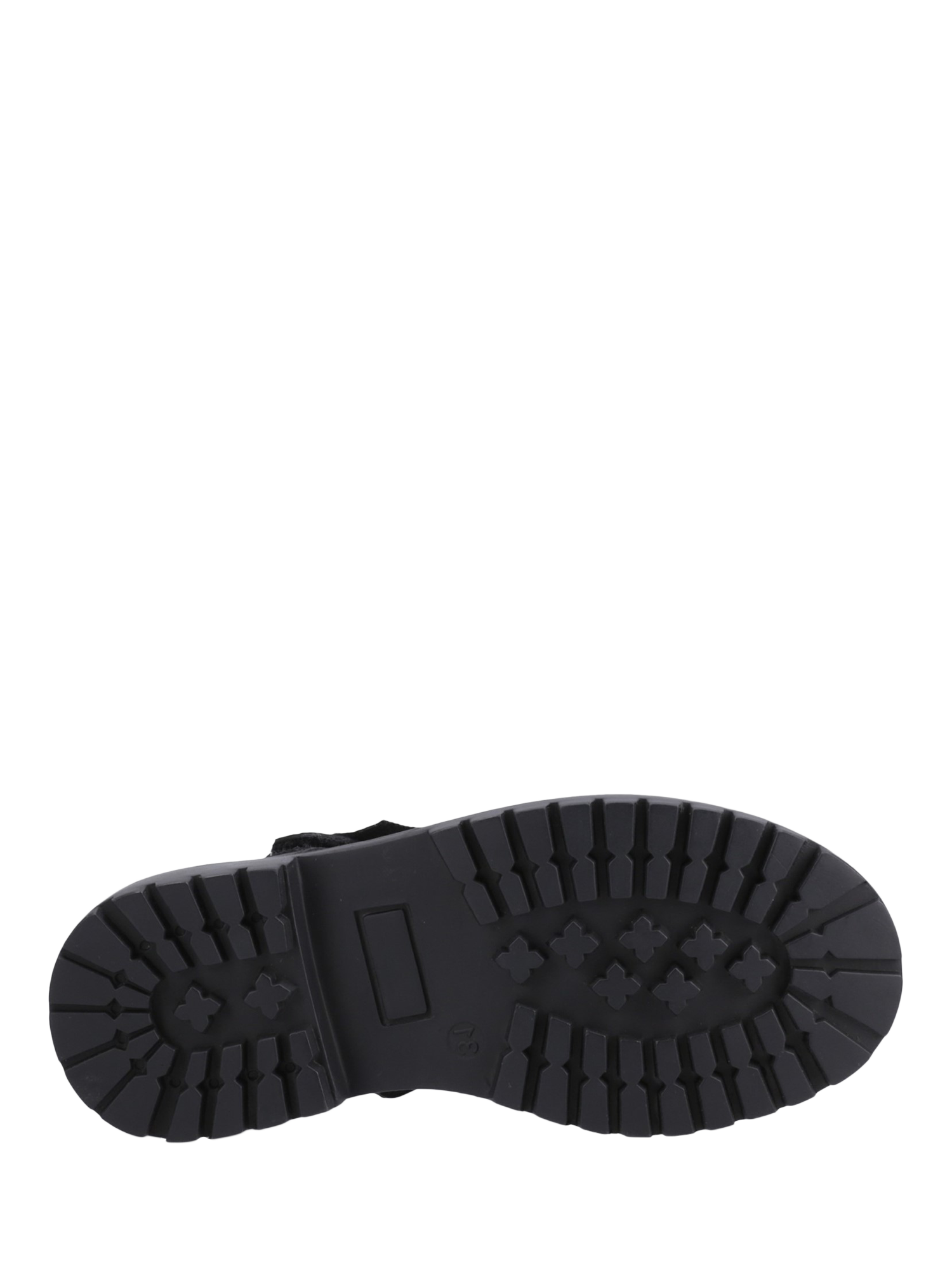 Product image 4 of 4, which shows Hush Puppies Kids' Astrid Bow Junior Leather School Shoes, Black, 10 Jnr