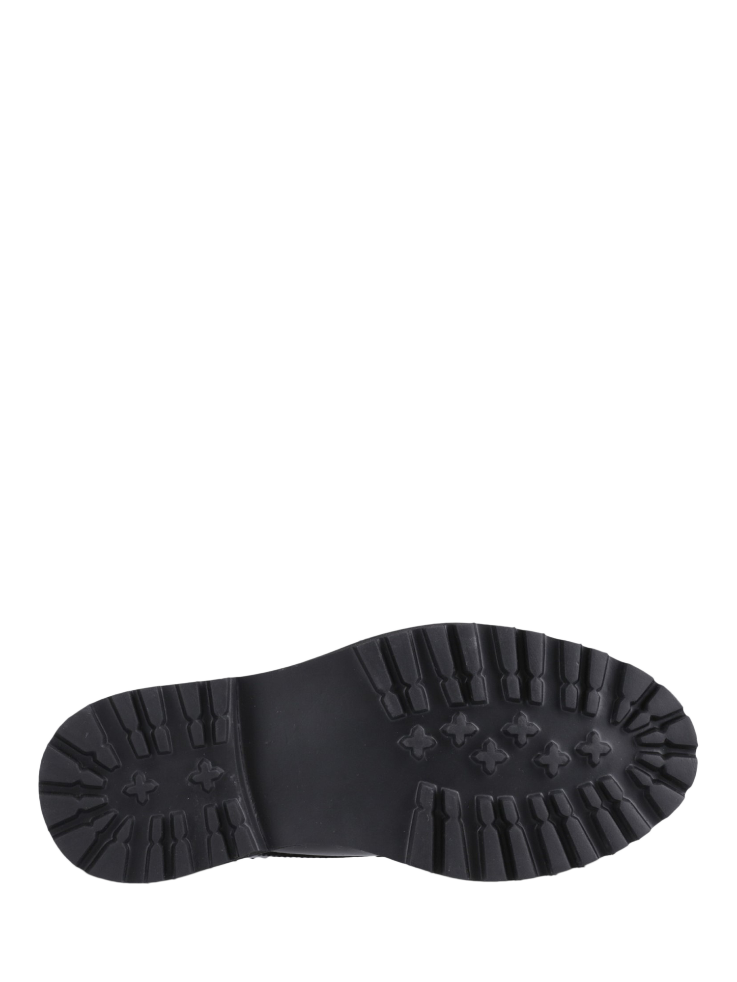 Product image 4 of 4, which shows Hush Puppies Kids' Gabi Lace Up Patent Leather Brogue School Shoes, Black, 3