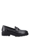 Hush Puppies Kids' Grazia Junior Leather School Shoes, Black