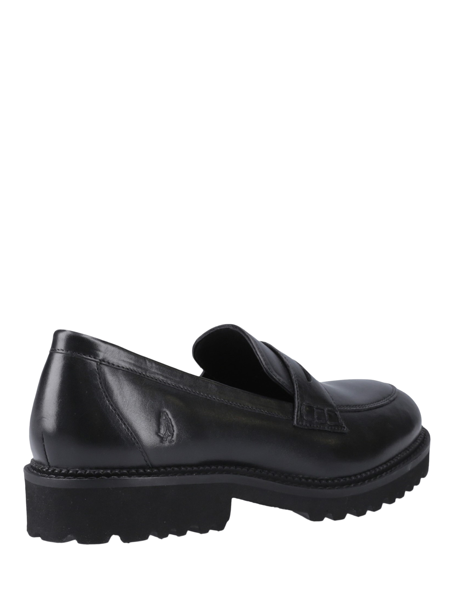 Product image 3 of 4, which shows Hush Puppies Kids' Grazia Junior Leather School Shoes, Black, 10 Jnr