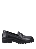 Hush Puppies Kids' Grazia Senior Leather School Shoes, Black