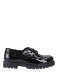 Hush Puppies Kids' Lucy Junior Patent Leather School Shoes, Black