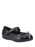 Hush Puppies Kids' Lottie Junior Leather School Shoes, Black