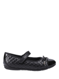 Hush Puppies Kids' Lottie Senior Leather School Shoes, Black