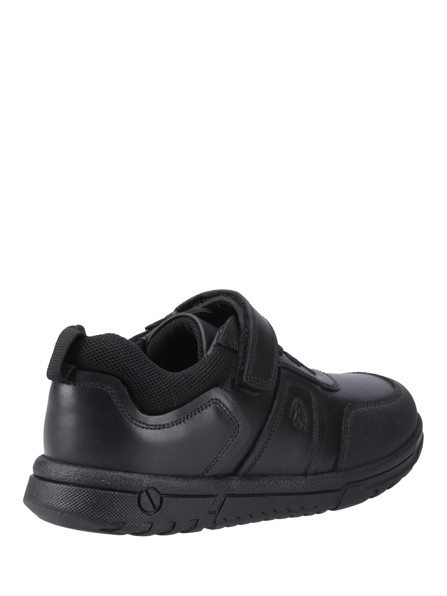 Product image 3 of 4, which shows Hush Puppies Kids' Sutton Bungee Senior Shoes, Black, 3