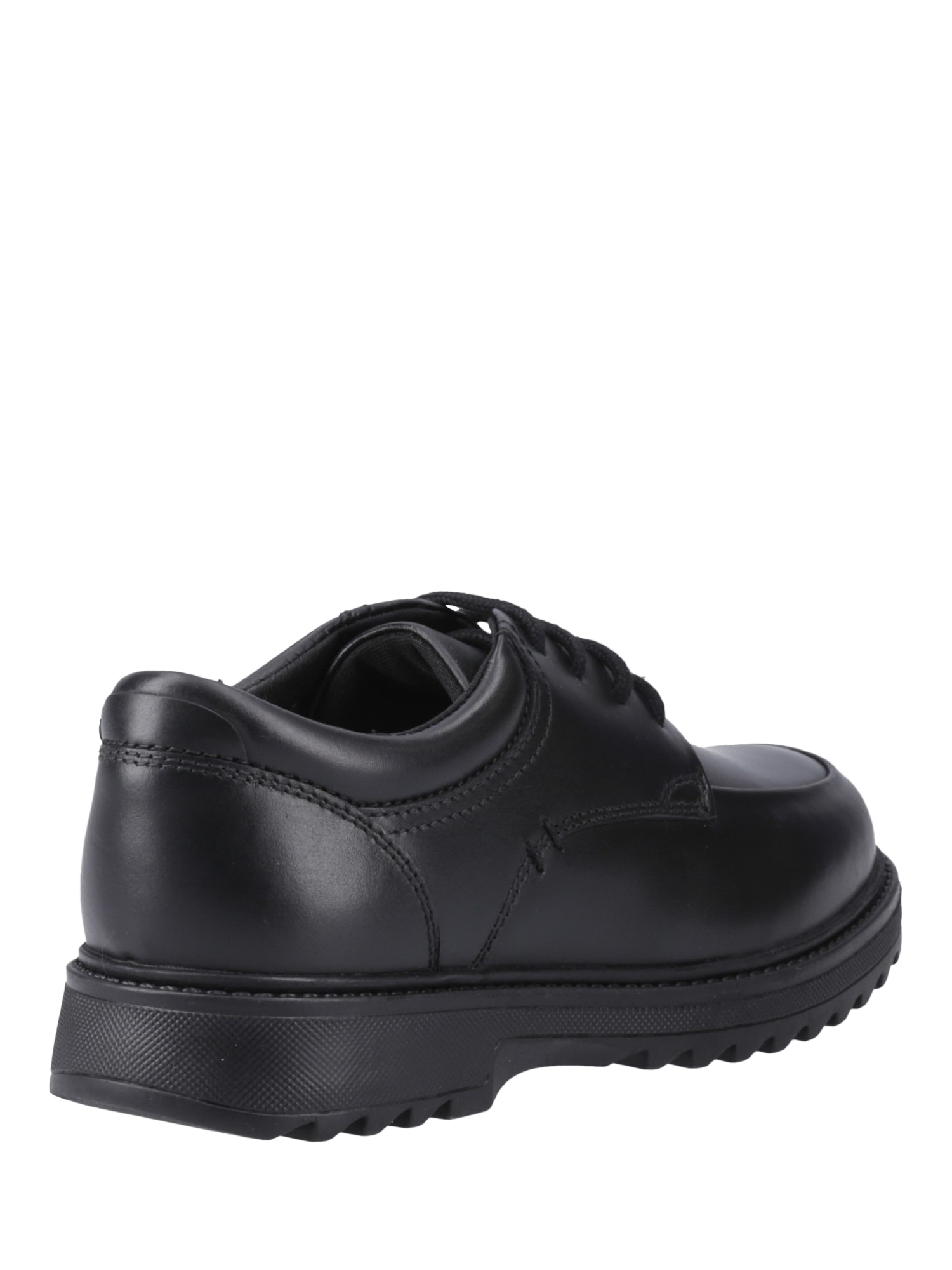 Product image 3 of 4, which shows Hush Puppies Kids' Romeo Junior Lace Up Oxford Shoes, Black, 10 Jnr