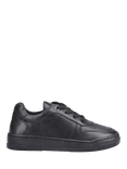 Hush Puppies Kids' Dougie Senior Leather School Shoes, Black