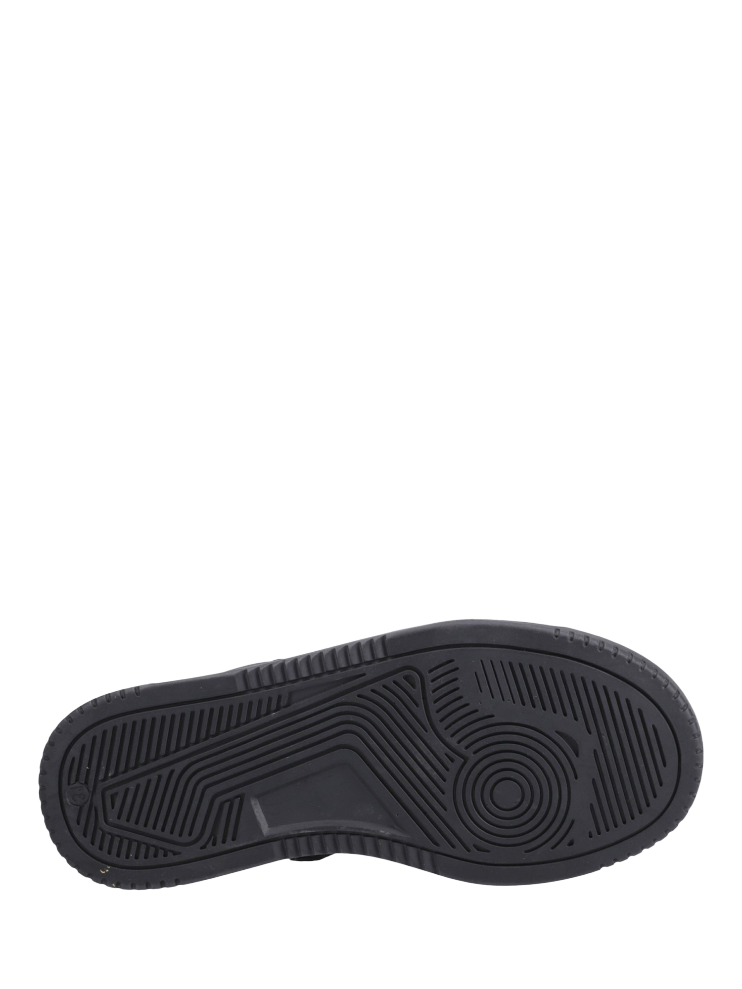 Product image 4 of 4, which shows Hush Puppies Kids' Dougie Senior Leather School Shoes, Black, 3