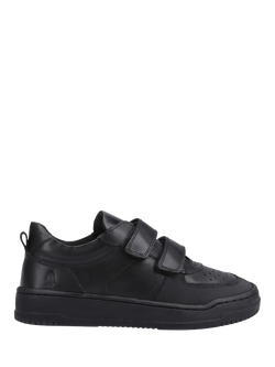 Hush Puppies Kids' Daxton Junior Leather School Shoes, Black, Black