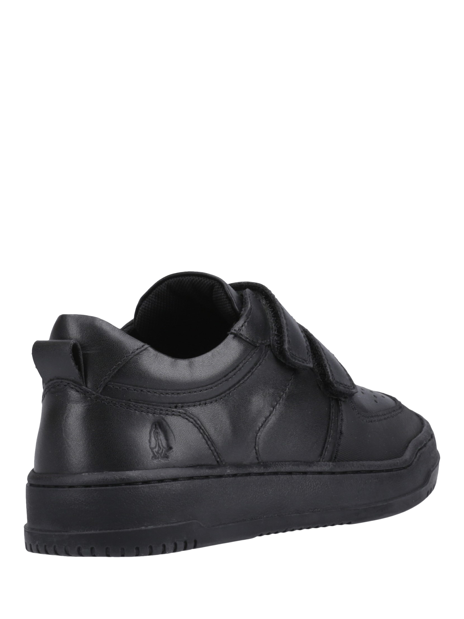 Product image 3 of 4, which shows Hush Puppies Kids' Daxton Junior Leather School Shoes, Black, 10 Jnr