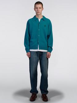 Edwin Mars Wool Blend Cardigan, Baltic