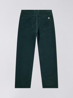 Edwin Matrix Straight Corduroy Trousers - view 2, Green Gables