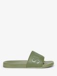 Superdry Core Pool Sliders, Khaki
