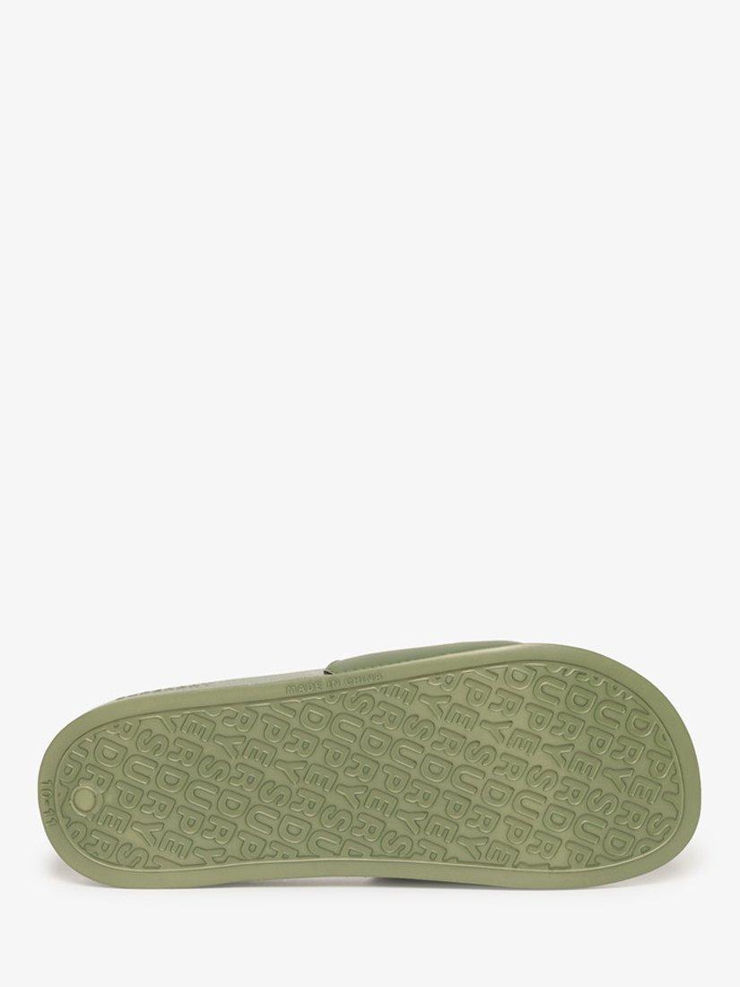 Product image 7 of 7, which shows Superdry Core Pool Sliders, Khaki, 6-7