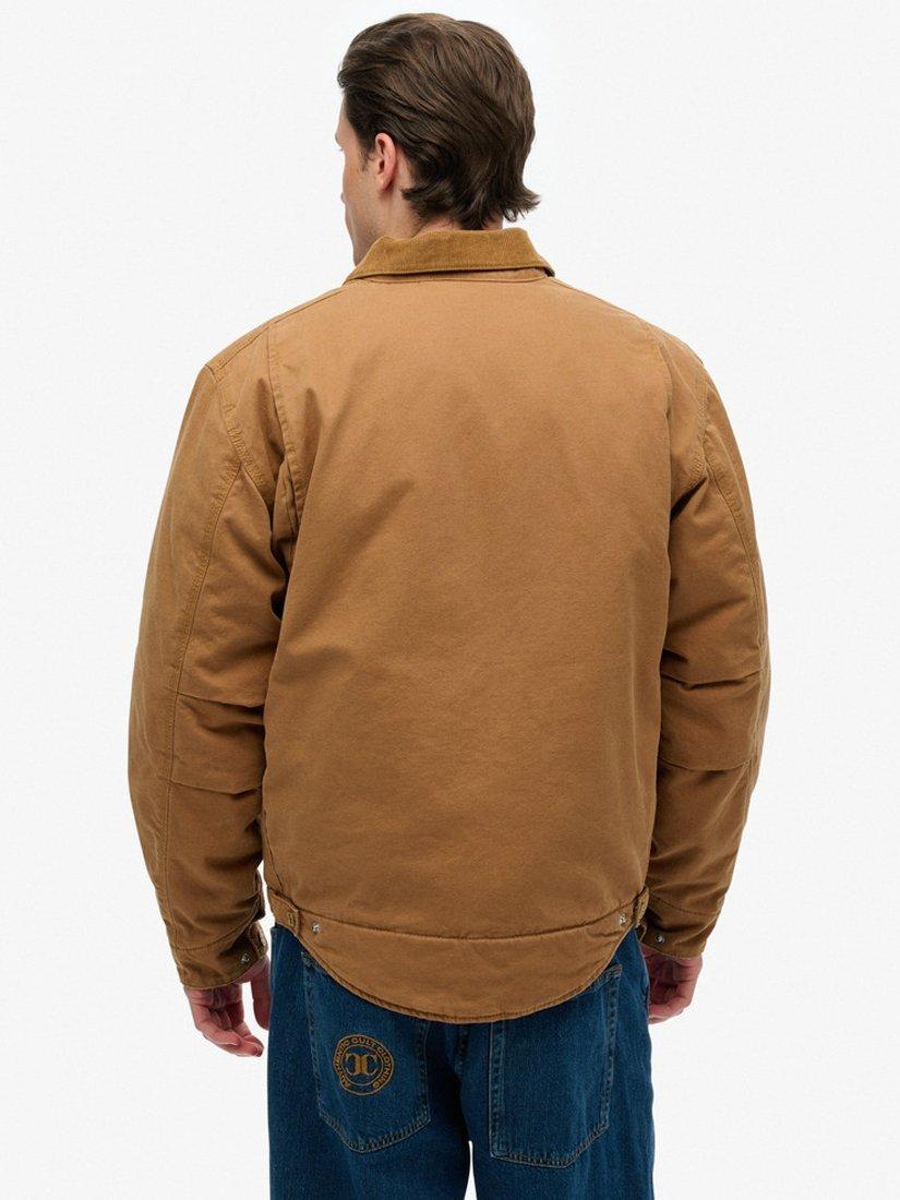 Product image 2 of 5, which shows Superdry Surplus Ranch Jacket, Tobacco Brown, S