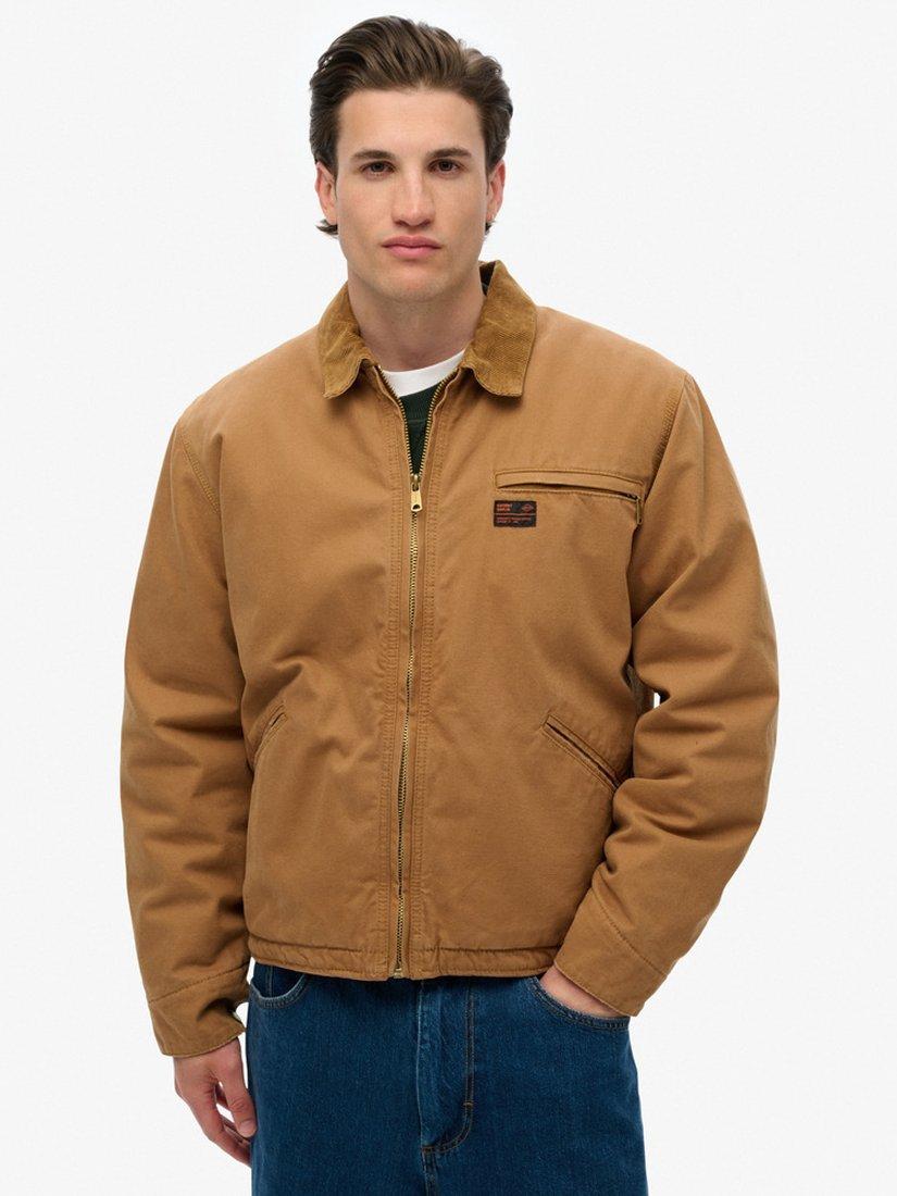 Product image 4 of 5, which shows Superdry Surplus Ranch Jacket, Tobacco Brown, S
