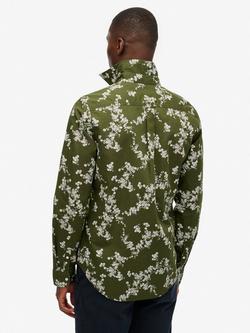 Superdry Modal Regular Fit Floral Beach Shirt - view 2, Olive Blossom