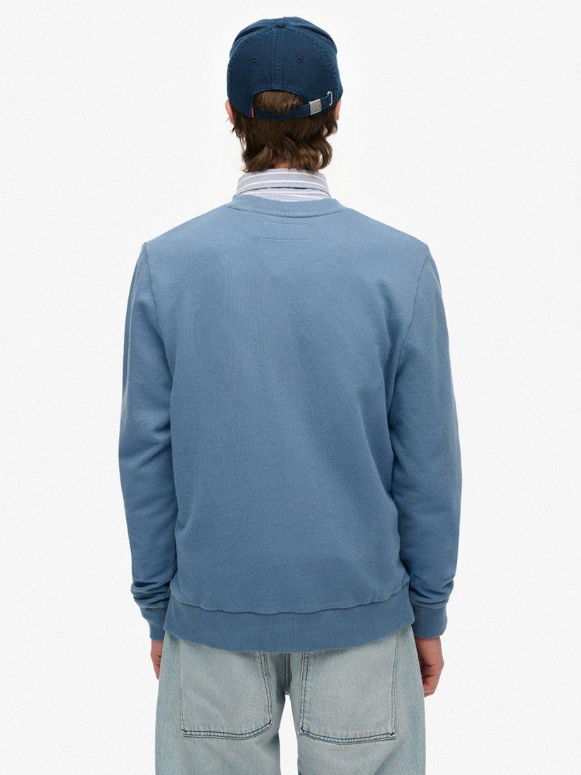 Product image 2 of 4, which shows Superdry Athletic Printed Sweatshirt, Wedgewood Blue, S