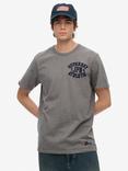 Superdry Vintage Athletic T-Shirt, Mid Grey Marl