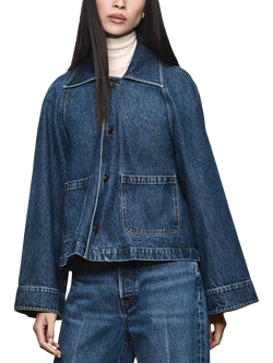 FRAME The Swing Denim Jacket, Blue, Blue