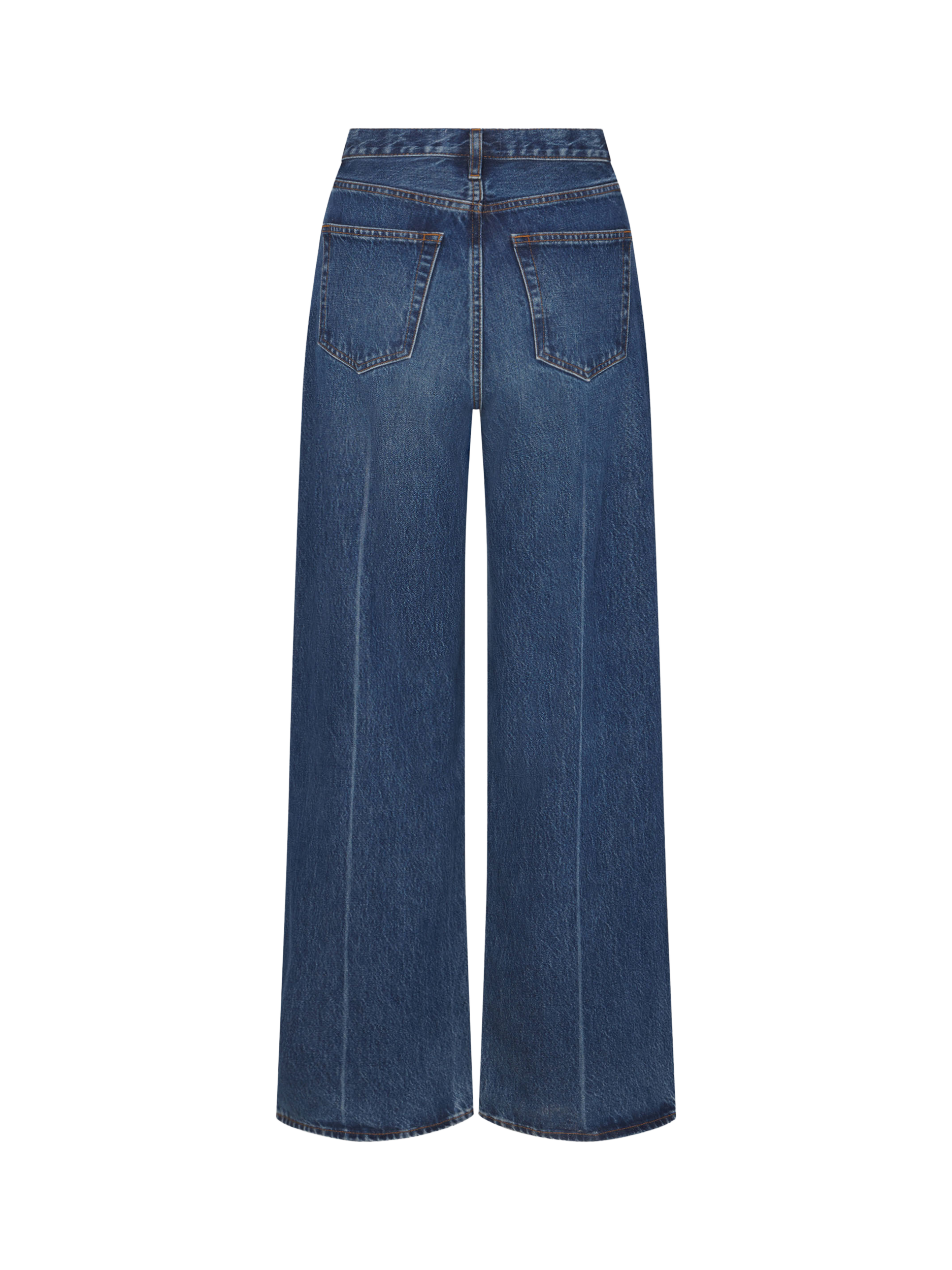 Product image 2 of 2, which shows FRAME The Collegiate Wide Leg Jeans, Galactic, 26