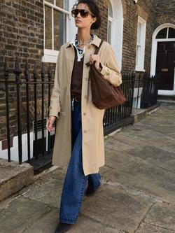 Baukjen Hazel Single Breasted Rain Mac, Sand, Sand