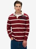 Superdry Vintage Athletic Rugby Shirt, Light Grey