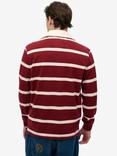 Superdry Vintage Athletic Rugby Shirt, Light Grey