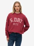 Superdry Cotton Athletic Essentials Slouchy Crew Sweatshirt
