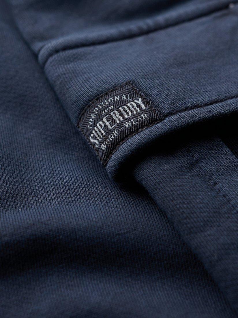 Product image 7 of 7, which shows Superdry Athletic Essentials Vintage Wide Cargo Joggers, Eclipse Navy, 8