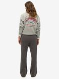 Superdry Athletic Tonal Wide Leg Joggers, Charcoal