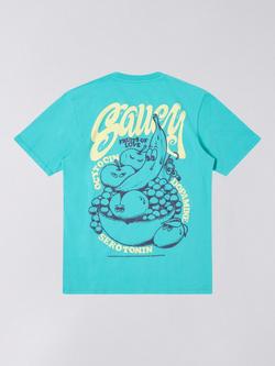 Edwin Fruits of Love Graphic Print Cotton T-Shirt - view 2, Baltic