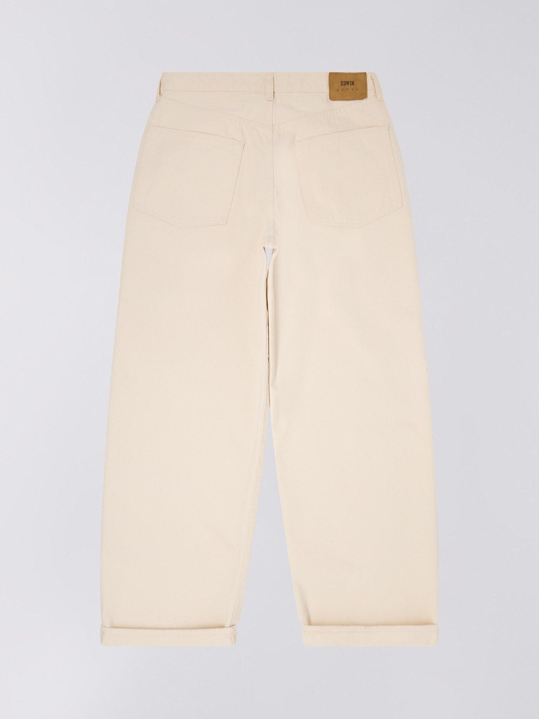 Product image 2 of 2, which shows Edwin Made in Japan Wide Leg Fit Jeans, Natural, 30R