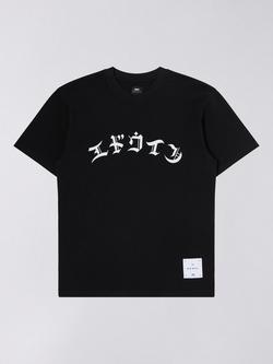 Edwin High Life Graphic Print Cotton T-Shirt, Black