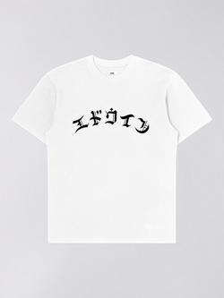 Edwin High Life Graphic Print Cotton T-Shirt, White