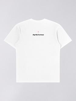 Edwin High Life Graphic Print Cotton T-Shirt - view 2, White