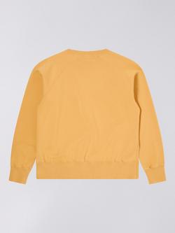 Edwin Made in Japan Cotton Raglan Sleeve Sweatshirt - view 2, Mustard