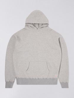 Edwin Made in Japan Cotton Raglan Hoodie, Grey, Grey