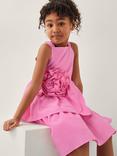 Monsoon Kids' Strappy Tiered Party Dress, Pink
