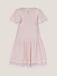 Monsoon Kids' Antonia Short Sleeved Floral Lace Dress