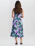 Gina Bacconi Jeselle Floral Dress, Black/Multi