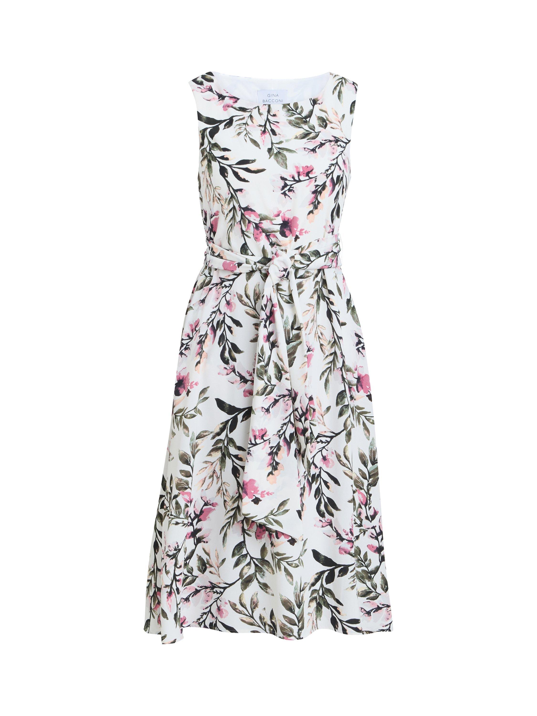 Product image 4 of 5, which shows Gina Bacconi Kelly Floral Dress, Multi, 8
