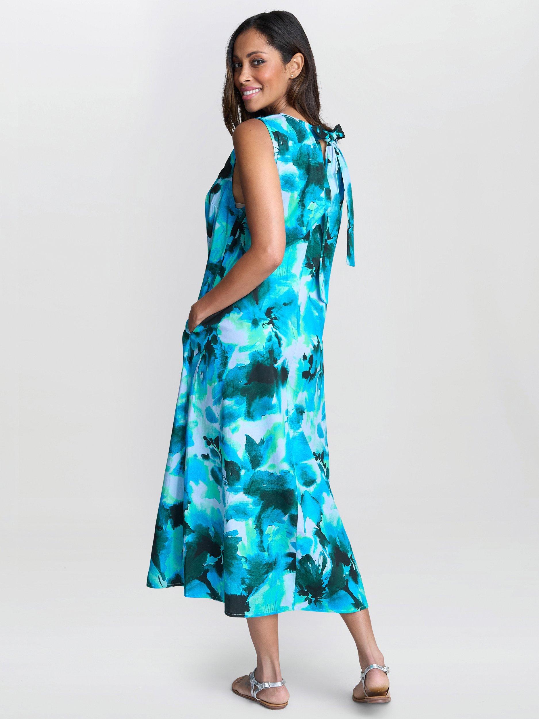【海外限定】GinaBacconi ドレス☆Blue Rory Tent Dress Buy Gina Bacconi Blue Rory Tent Dress from Next USA