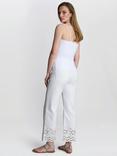 Gina Bacconi Scoop Neck Strappy Top, White