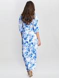 Gina Bacconi Karen Floral Maxi Dress, Blue